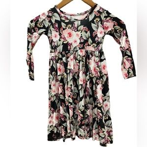 Posh Peanut kids floral print dress in size 4T